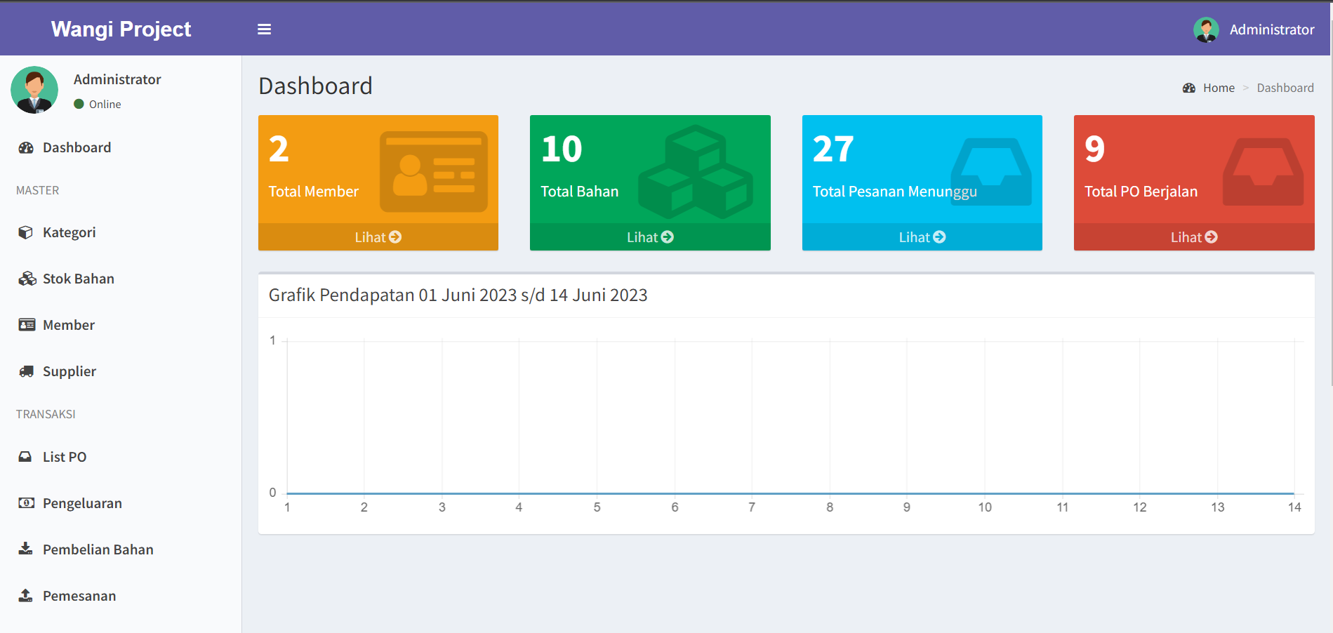 Freelance Project - POS WEB